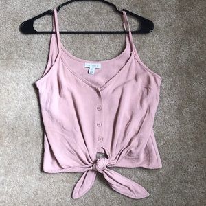 Topshop pink tank top